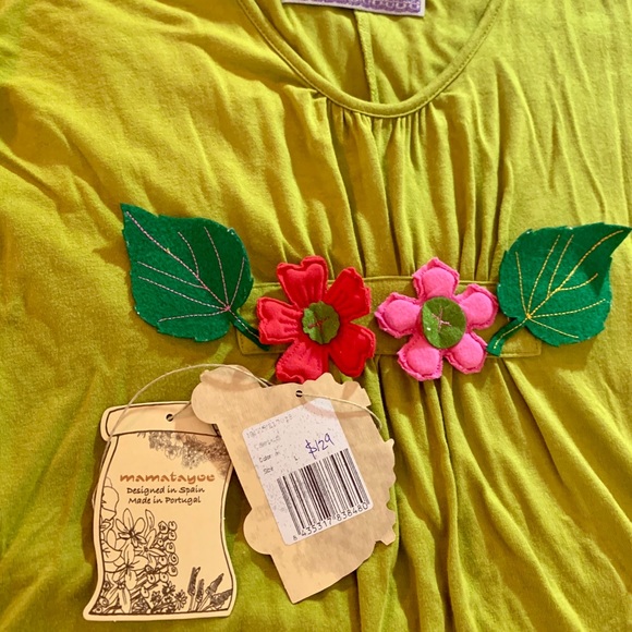 Mamatoyé green top - Picture 2 of 2